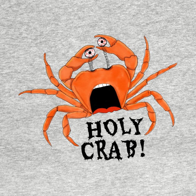 HOLY CRAB with eyes holding in hands by skstring